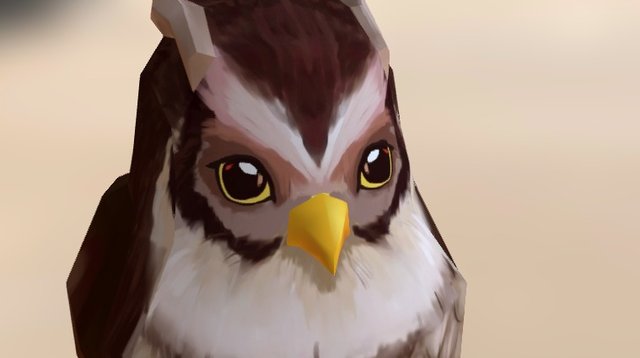 貓頭鷹 3D Model