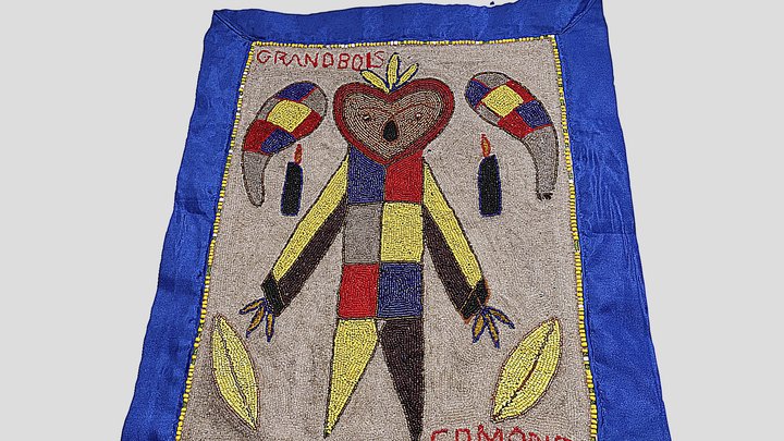 Haitian drapo (ritual flag 1) 3D Model