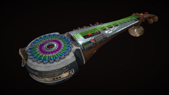Sarod_New 3D Model