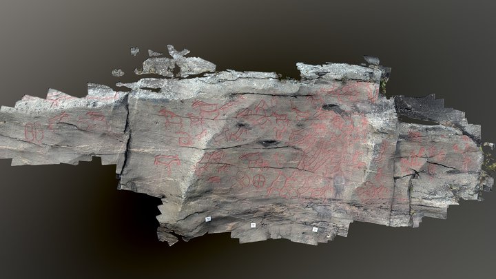Nämforsen, Brådön E4-6, Ådals-Liden 193:1 3D Model