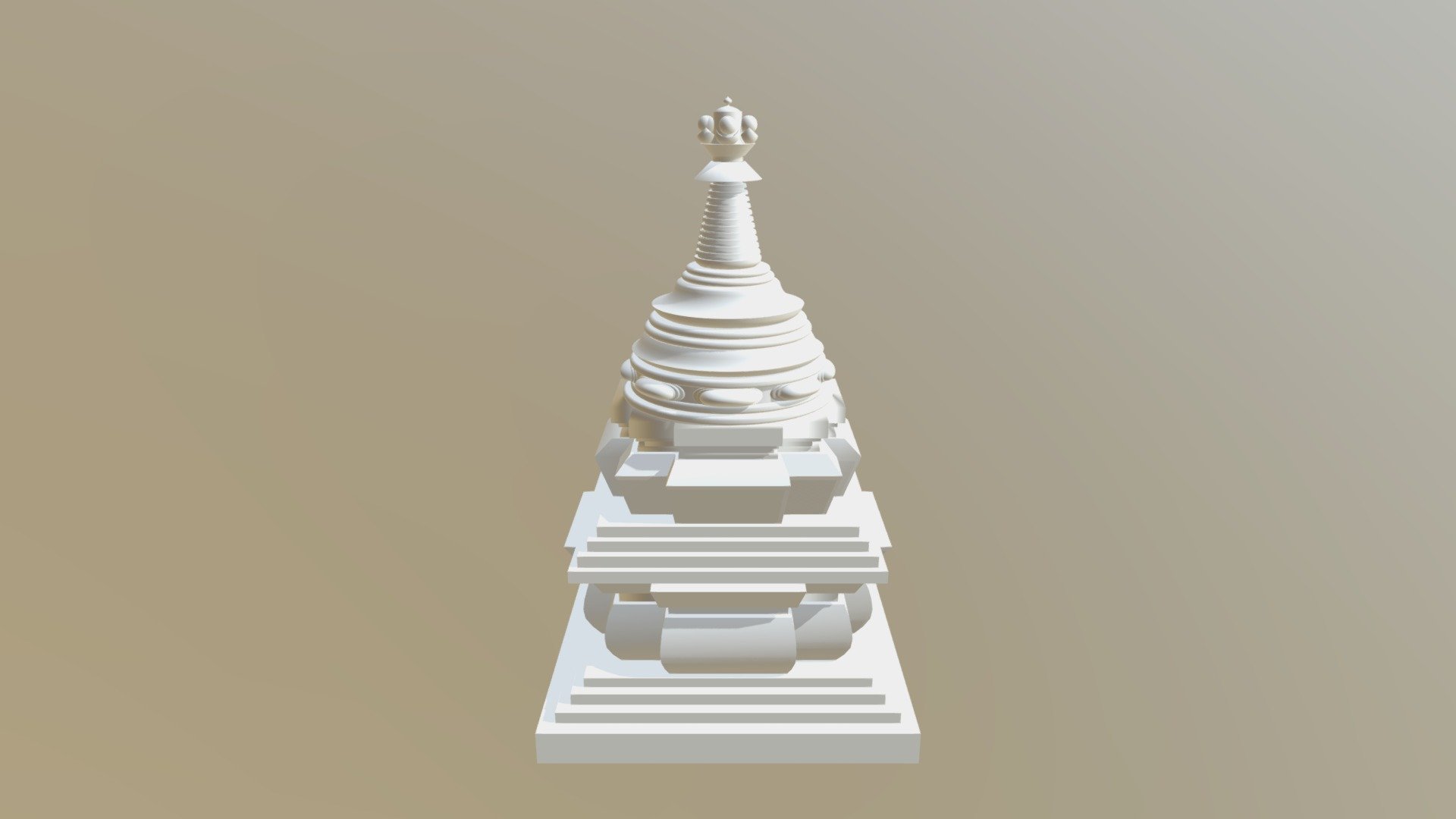 Stupa 09 - 3D model by migmartsering [4e6f323] - Sketchfab