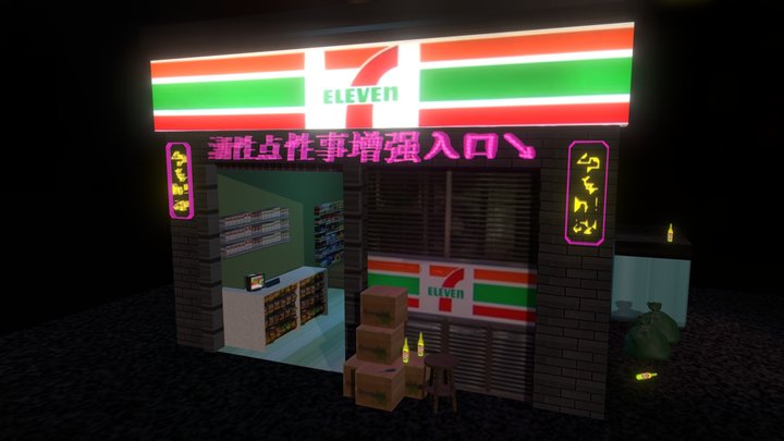 7 Eleven 3D Model