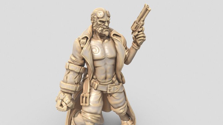 Hellboy - Fanart - 3d Printable Model