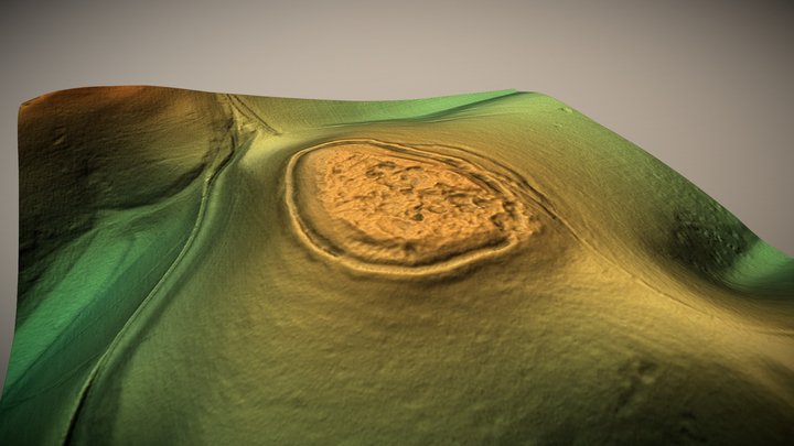 Rybury Camp, Wiltshire (UK) – Free 3D Model STL