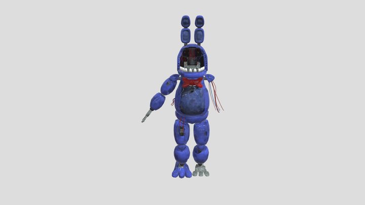 withered-bonnie-fnaf-2-old 3D Model