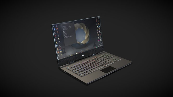Gaming Laptop 3D Model