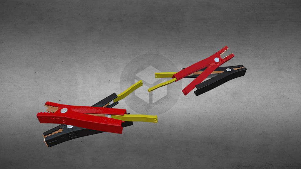 Jumper Cables 3D model by America's Drivers Ed (AmericasDriversEd