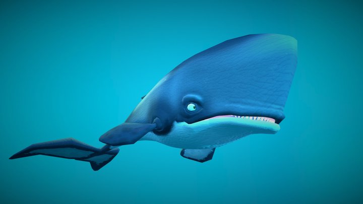 Baleia/Whale - Fábula do Pinóquio 3D Model