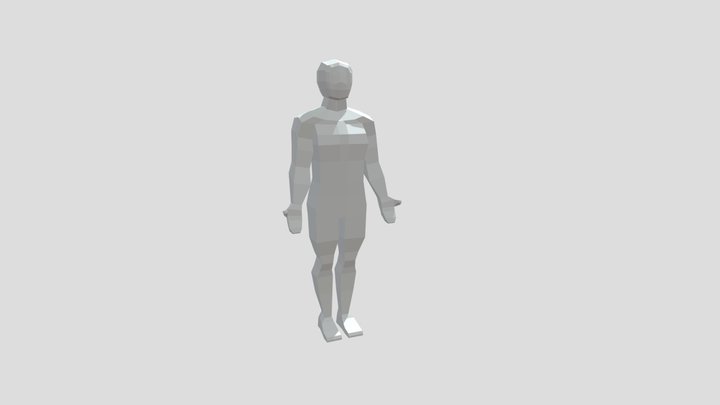 Poly Man 3D Model