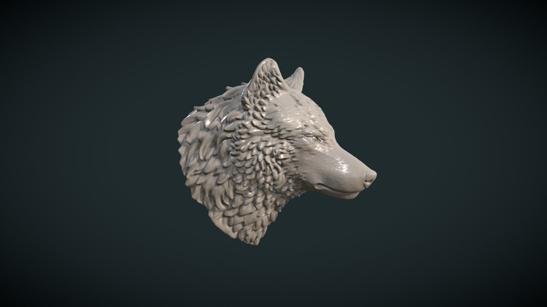 Wolf Head III - Buy Royalty Free 3D model by Skazok [4e748c5 ...