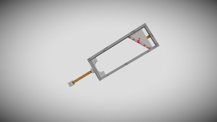Guillotine sword 3D Model