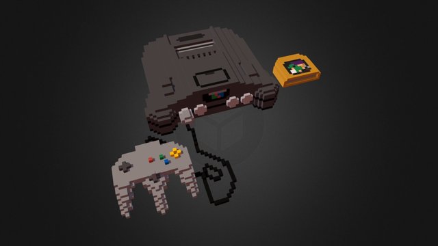 Voxel N64 3D Model