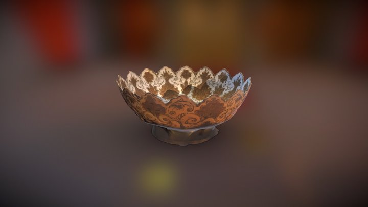 Vintage Bowl 3D Model