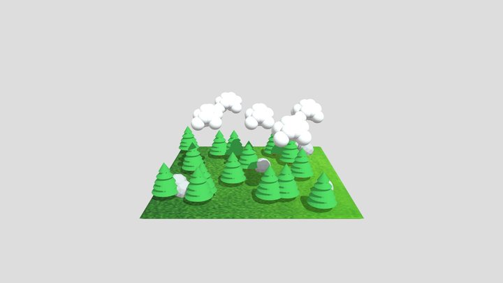 greenary forest 3D Model