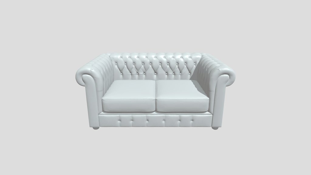 Leather Chesterfield sofa