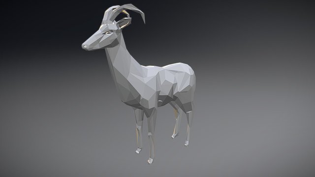 Antelope Logo 3D Model
