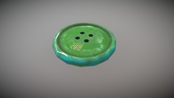 Button 3D Model