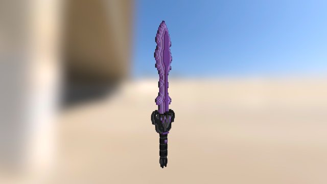 Sword Purple- Spider 3D Model