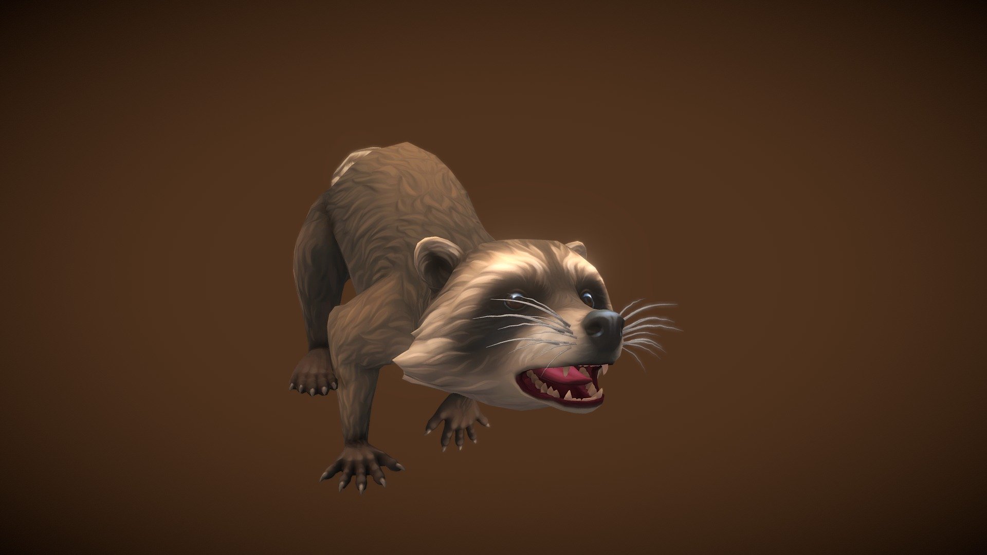 Stylized Racoon - 3D model by N-hance Studio (@Malice6731) [4e777e3 ...