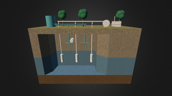 Groundwater Treatment 3D Model