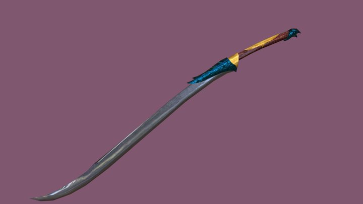 Elf Sword 3D Model