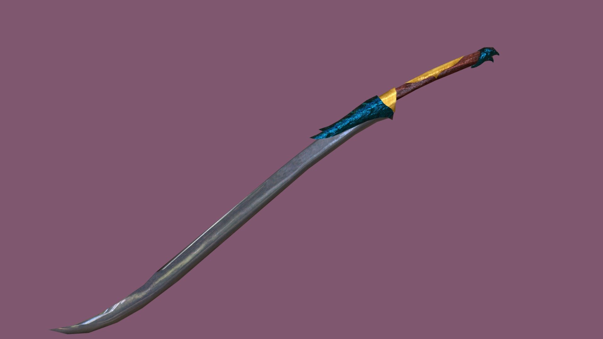 Elf Sword - Download Free 3D model by ssn (@ssn369) [4e7a448] - Sketchfab