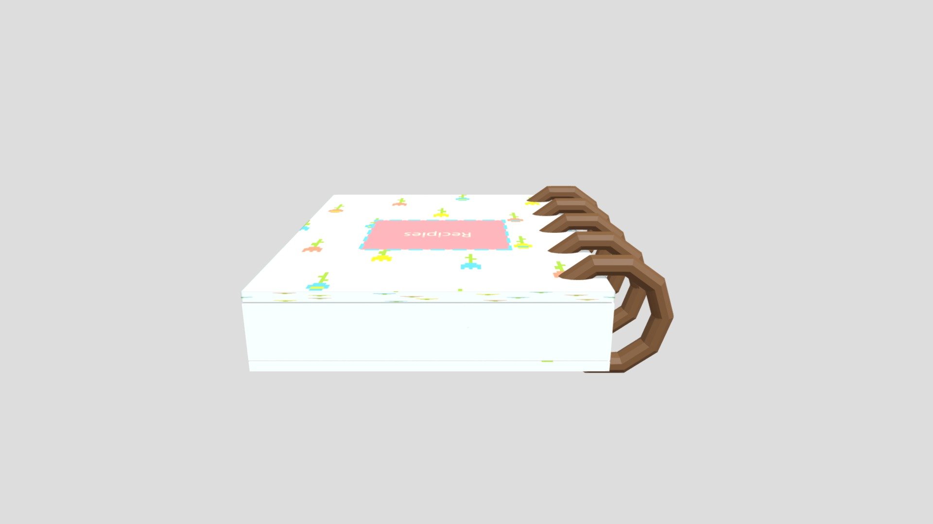 Lowpoly Recipe Book
