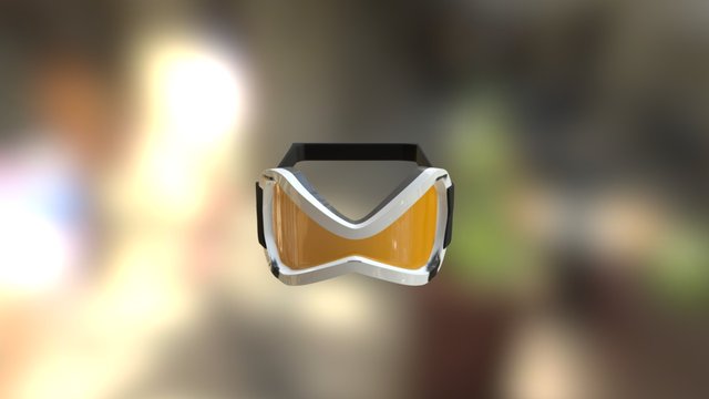 Tracer's Damaged Googles from Overwatch 3D Model