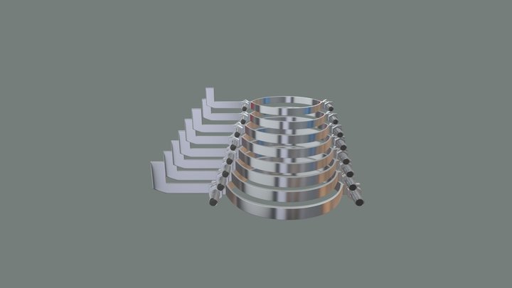 JUEGO DE ESCALONES 3D Model