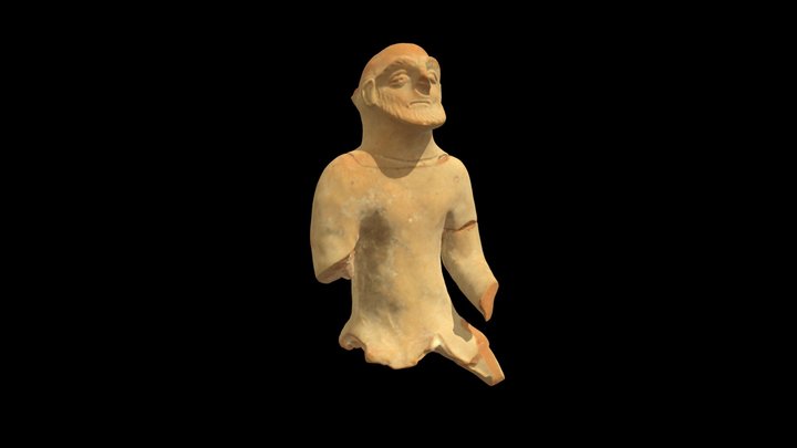 1980.66.17 Fralin Cypriot Terracotta Figurine 3D Model
