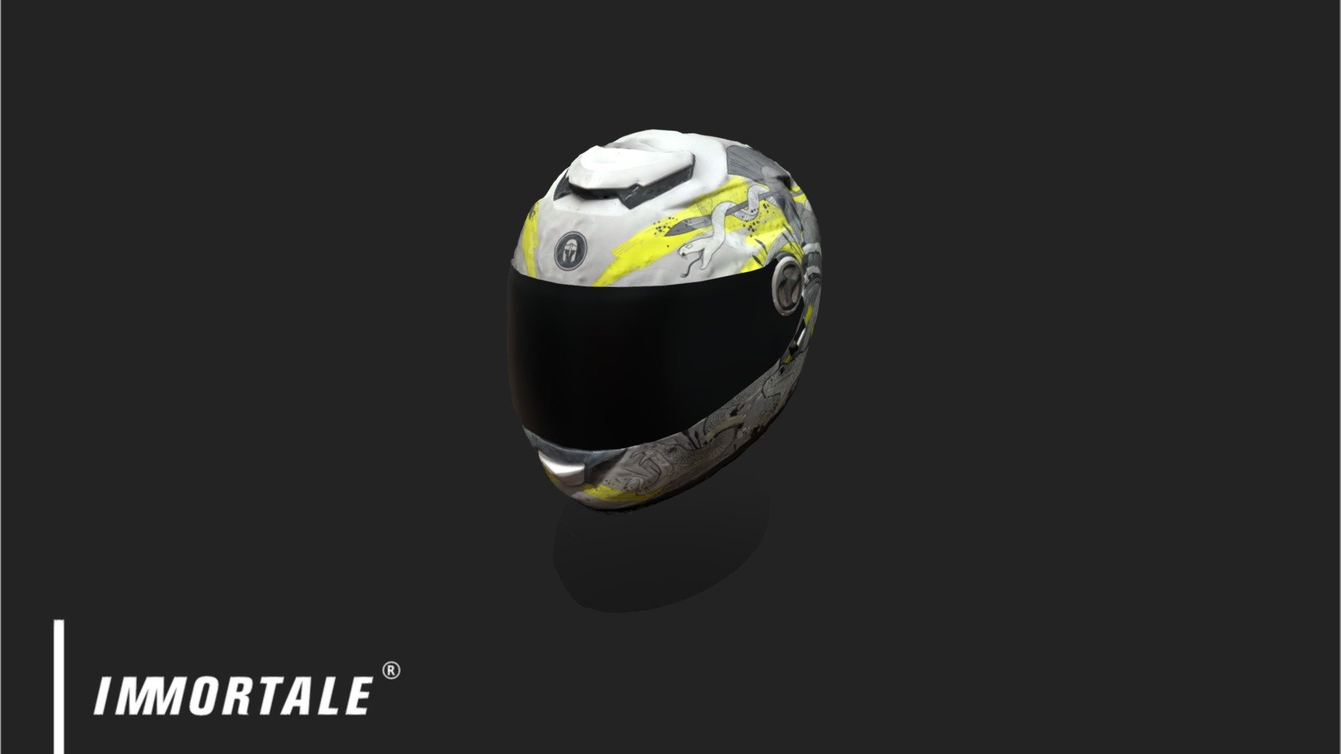 CASCO RABIA IMMORTALE — Sketchfab embed 3D viewer