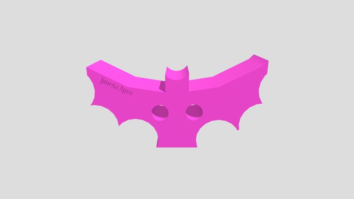 Bat Button 3D Model