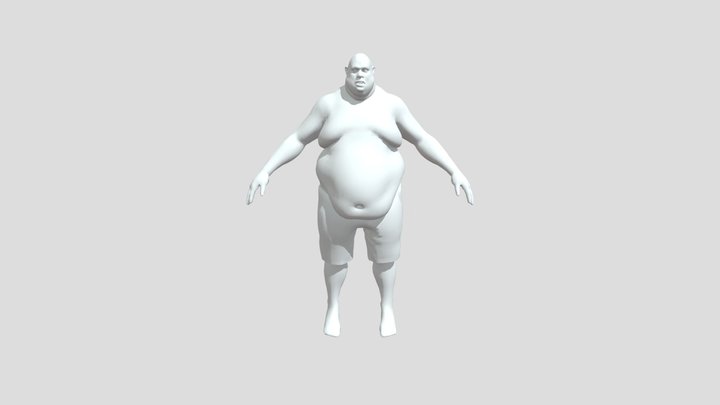 Zombie fat 3D Model