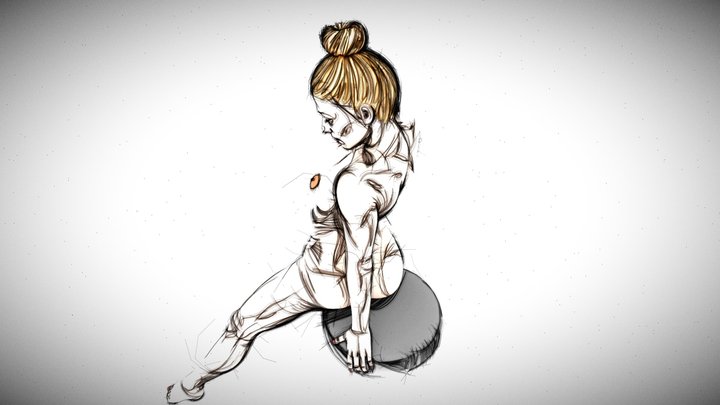 Female Figure Study 3D Model