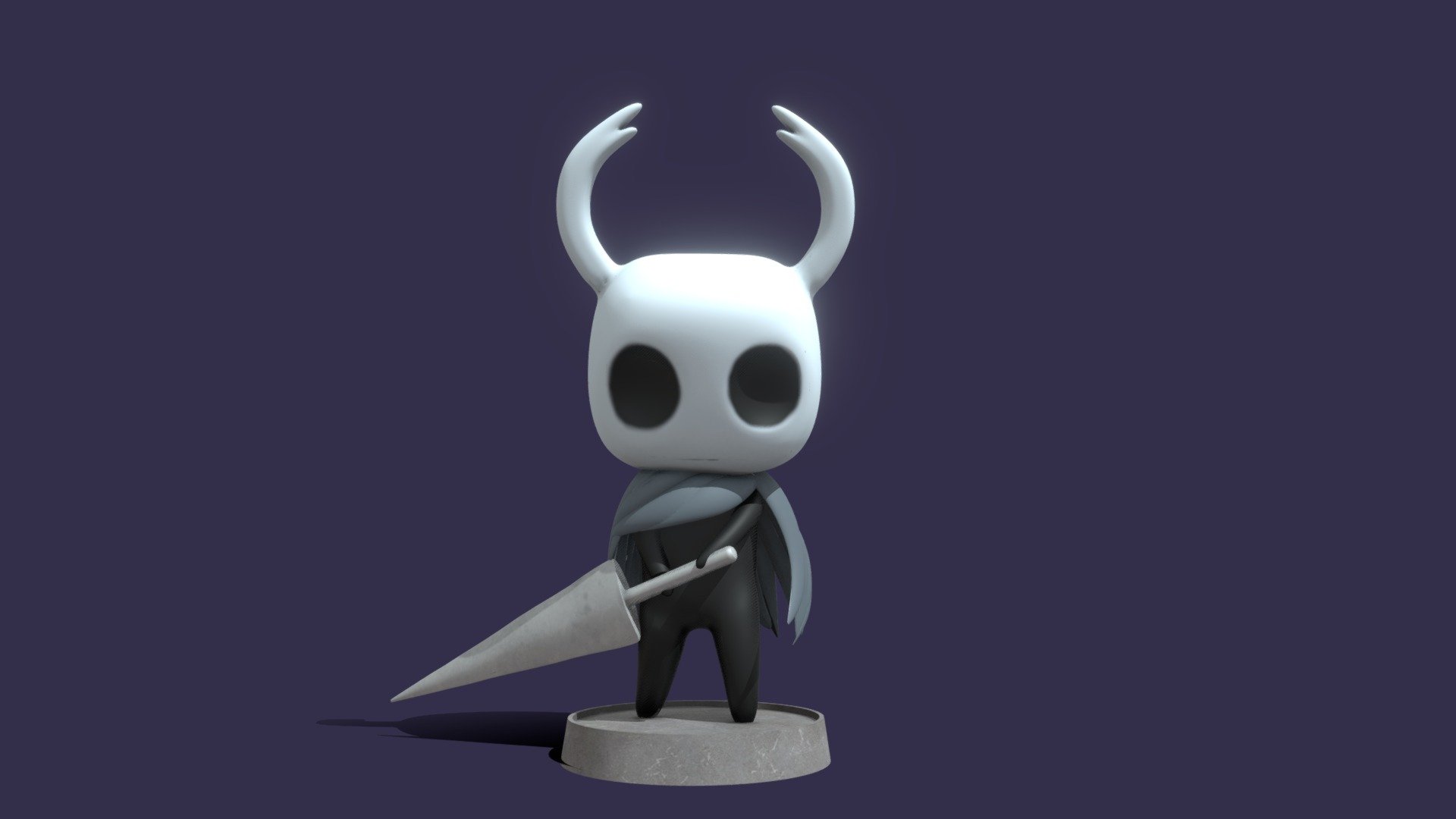 -Hollow Knight- The Knight (High-Poly) - Download Free 3D model by ...