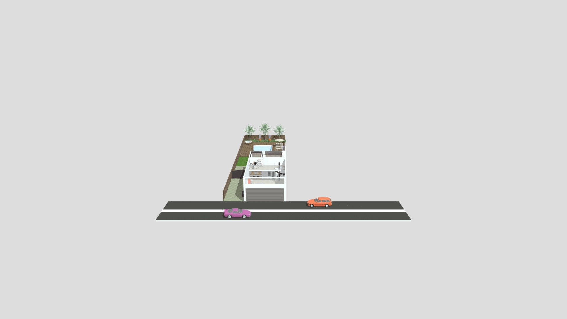 L tiny house — Sketchfab embed 3D viewer
