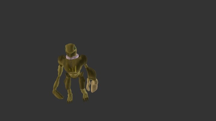 Space Cop 3D Model