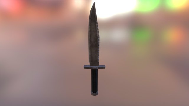 Rambos Knife 3D Model