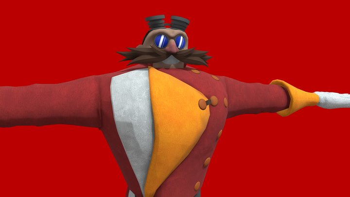 Dr. Eggman 3D Model