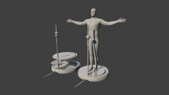 P0 Waist Measurer 3D Model