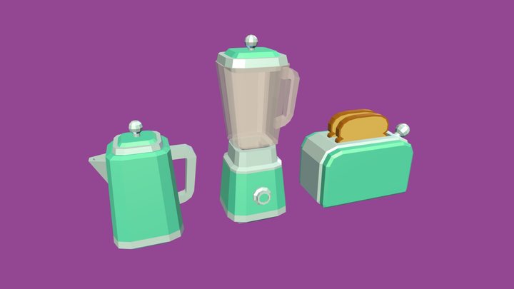kitchen stuff 3D Model