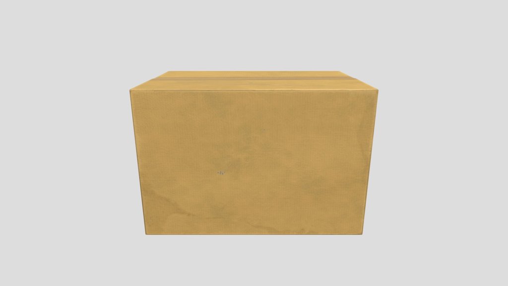 Rectangle Cardboard Box Closed