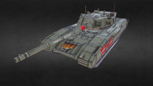 RU-T14 Armata 3D Model