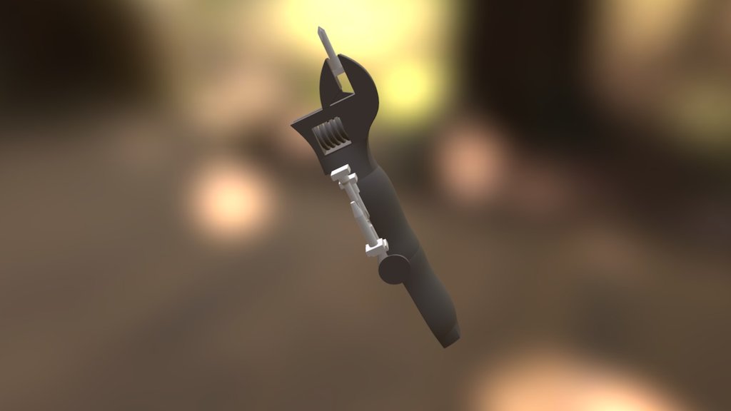 Multifuctional Wrench — Sketchfab embed 3D viewer