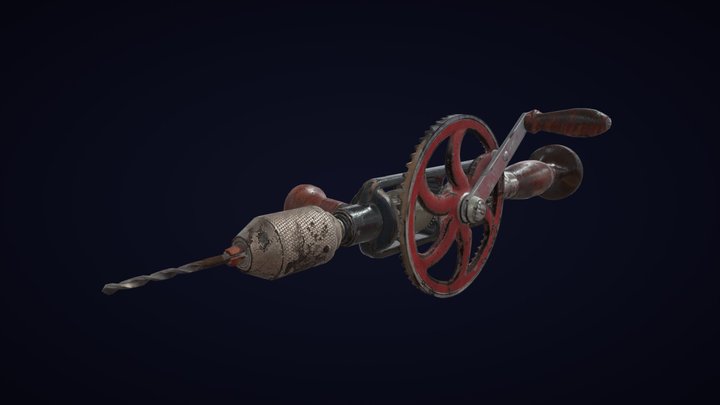 Game Asset Pipeline Drill 3D Model