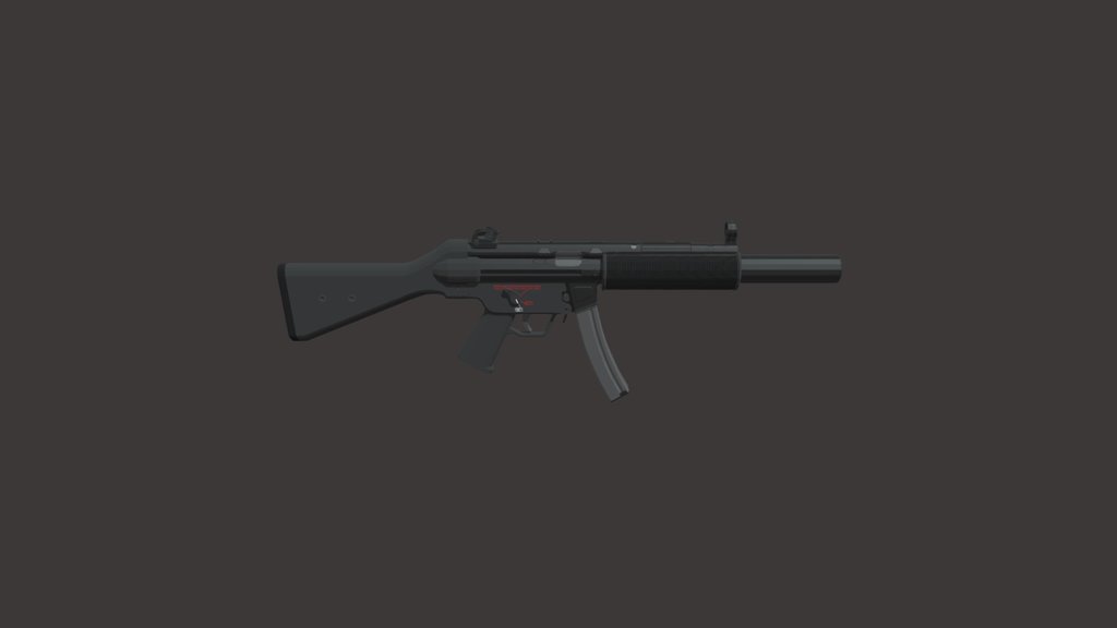 Low-Poly MP5SD