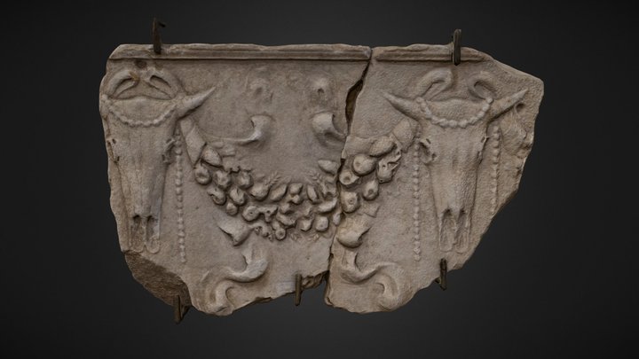Relieve Romano. Cádiz 3D Model