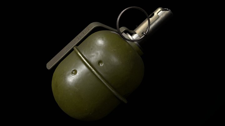 RGD-5 Frag Grenade 3D Model