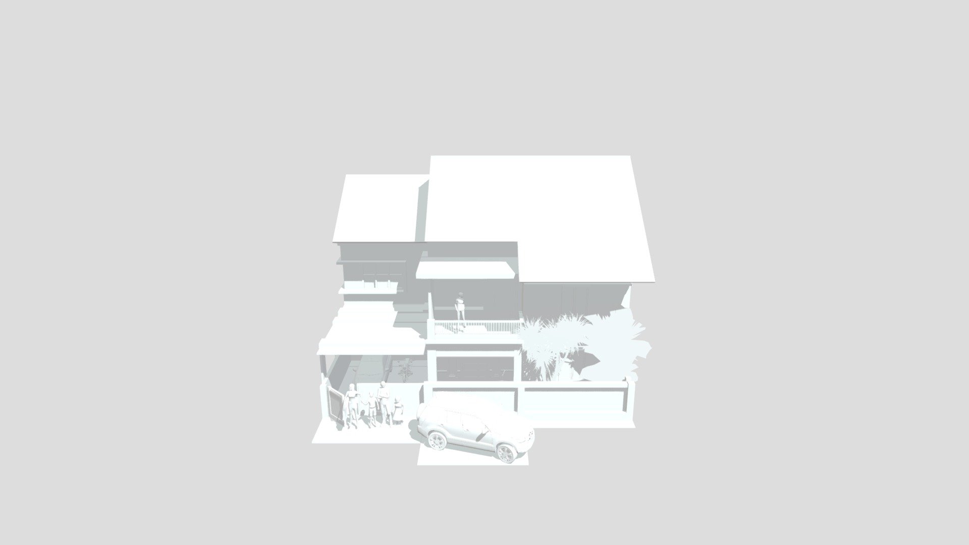 Auto Save MY HOME Denah & Atap + Pagar