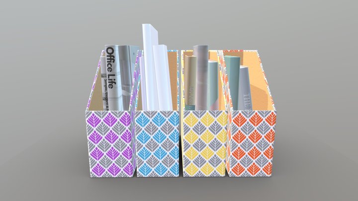 Office decor office files – Modèle 3D gratuit STL